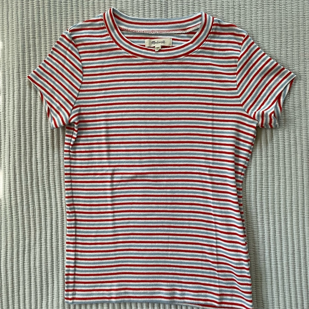 Madewell Ribbed Stripe Tee
